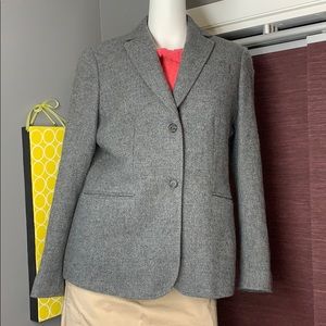 Land’s End- Gray wool blend blazer size:10 💝
